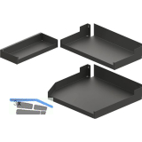 PEKA Einh�ngetablar-Sets Liro 600-1900 links Pleno Maxi Plus Anthrazit