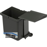 VS ENVI Single Einbau-Abfallsammler KB 450 mm 15,5 Liter Kunststoff Lava