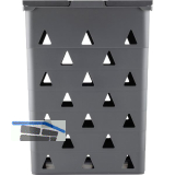 NINKA W�schebeh�lter eins2laundry 42 Liter Dunkelgrau