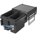 VS ENVI Space Abfalltrennsystem KB 450 mm 2 x 16 Liter Lava