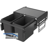 VS ENVI Space Abfalltrennsystem KB 600 mm 2 x 22 Liter Lava