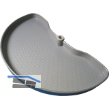 NINKA Halbkreis-Schwenkboden ProArc Kunststoff Alugrau