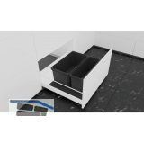 VS ENVI Free Pro Abfalltrennsystem KB 400/H�he 216 mm Lava