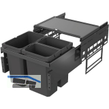 VS ENVI Space S Abfalltrennsystem KB 500mm 12/2 x 75 L Lava