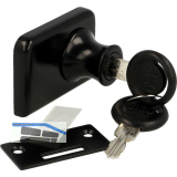 SISO Zylinder Glast�rschloss Vetro-Double verschiedensperrend, Zamak schwarz