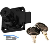 SISO Zylinder Kastenschloss 850 links gleichsperrend, Zamak schwarz