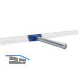 Tablartr�ger Taram, Tablarst�rke 24 mm, Bohrtiefe 160 mm, Zinkdruckguss/Stahl