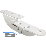 Spanplattenband 133 x 40 x 30 mm, Stahl blau verzinkt