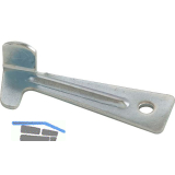 Schlie�haken L�nge 50 mm, Stahl blau verzinkt