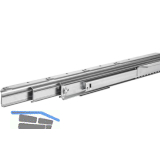 CLASSIC Ausziehtischf�hrung, Auszugsl�nge 1771 mm, 90 kg, Stahl verzinkt