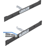 PEKA Fronthalter-Set KB 150/200 mm Hochschrank Standard Anthrazit