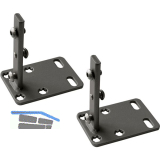 PEKA Fronthalter-Set KB 150 mm, Slim, Stahlblech Anthrazit