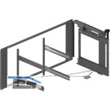 PEKA Eckauszug Magic Corner Comfort KB 900 mm rechts Anthrazit