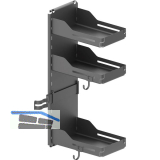 PEKA Putzschrankregal Sesam Standard, Stahlblech Anthrazit