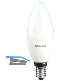 MCLED Kerzenlampe 4,8W warmwei� E14 230 V