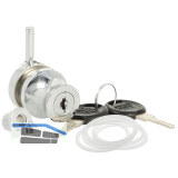 SISO Zylinder Glast�rschloss 689 gleichsperrend, Zamak verchromt