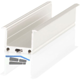 BILTON Aluminium Einbauprofil XT01, eloxiert, 3000 mm ohne Abdeckung