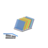 ALUMIS CD-Profil Welle 3100 mm Aluminium eloxiert