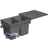 NINKA Abfalltrennsystem Set eins2f�nf KB 450/NL 500 mm dunkelgrau