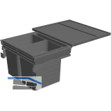 NINKA Abfalltrennsystem Set eins2f�nf KB 600/NL 400 mm dunkelgrau