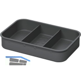 NINKA Schale klein eins2top 4,2L/5,5/8L Liter Dunkelgrau