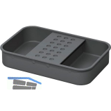 NINKA Schale Bio klein eins2top 4,2/5,5/8 Liter Dunkelgrau