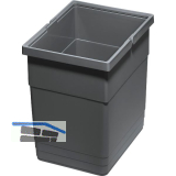 NINKA Abfallbeh�lter 13,5 Liter Dunkelgrau