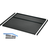 NINKA Deckelf�hrungsleiste eins2vier/eins2f�nf, D�bel � 8 mm, Dunkelgrau