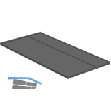 NINKA Deckelplatte KB 1000 mm Korpusseitenst�rke 18/19 mm