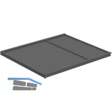 NINKA Deckelplatte KB 450 mm Korpusseitenst�rke 18/19 mm