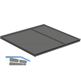 NINKA Deckelplatte KB 500 mm Korpusseitenst�rke 16 mm