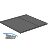 NINKA Deckelplatte KB 500 mm Korpusseitenst�rke 18/19 mm