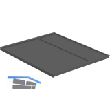 NINKA Deckelplatte KB 600 mm Korpusseitenst�rke 16 mm