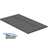 NINKA Deckelplatte KB 900 mm Korpusseitenst�rke 18/19 mm