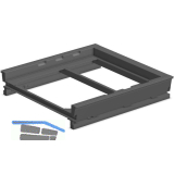 NINKA H�ngerahmen eins2f�nf SERVO-DRIVE uno KB 500 mm Dunkelgrau