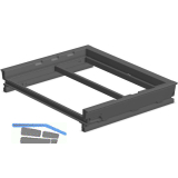 NINKA H�ngerahmen eins2f�nf SERVO-DRIVE uno KB 600 mm Dunkelgrau