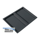 NINKA Einzeldeckel 13,5 Liter Kunststoff Dunkelgrau