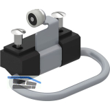 PEKA Fu�pedal Stahlblech matt-verchromt