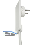 EVOline Plug-Schukostecker, max.3500 Watt, Kunststoff wei�