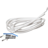 Anschlussleitung mit Euro-Flachstecker, L 3000 mm, eine Seite mit Aderendh�lsen,