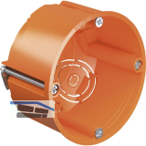 Hohlwanddose, Tiefe 46 mm, � 68 mm, orange