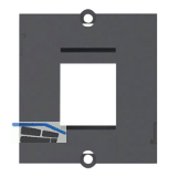 BACHMANN Modul 1x Keystone schwarz