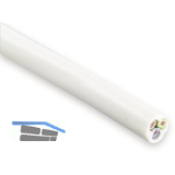 Zuleitungskabel 3-polig, 3 x 0,75 / YML, L 50 m, wei�