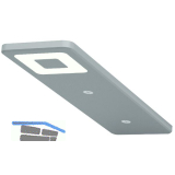 Unterbauleuchte Roe, Edelstahl Effekt, 5er Set mit Netzger�t