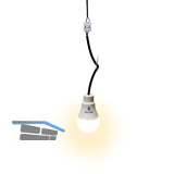 Baustellen- H�ngeleuchte ApaLED 9 W wei�