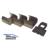 L&S Einbauset zu Aluprofil MECCANO MEC-2, alufarbig