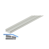 BILTON Aluminium Aufbauprofil CT02 eloxiert, 3000mm ohne Abdeckung