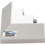 L&S Aussenecke zu Profil Nubio vernickelt matt