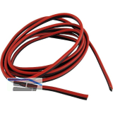 LED-Kabel rot schwarz 2-polig, LIYZ 2x1