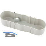 BERKER Integro Ber�hrungsschutzdose 3-fach